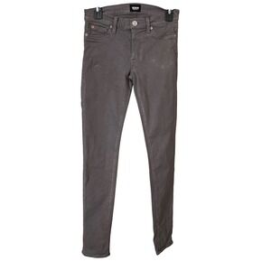 Hudson Nico Mid Rise Super‎ Skinny Jeans Womens Size 27 Gray